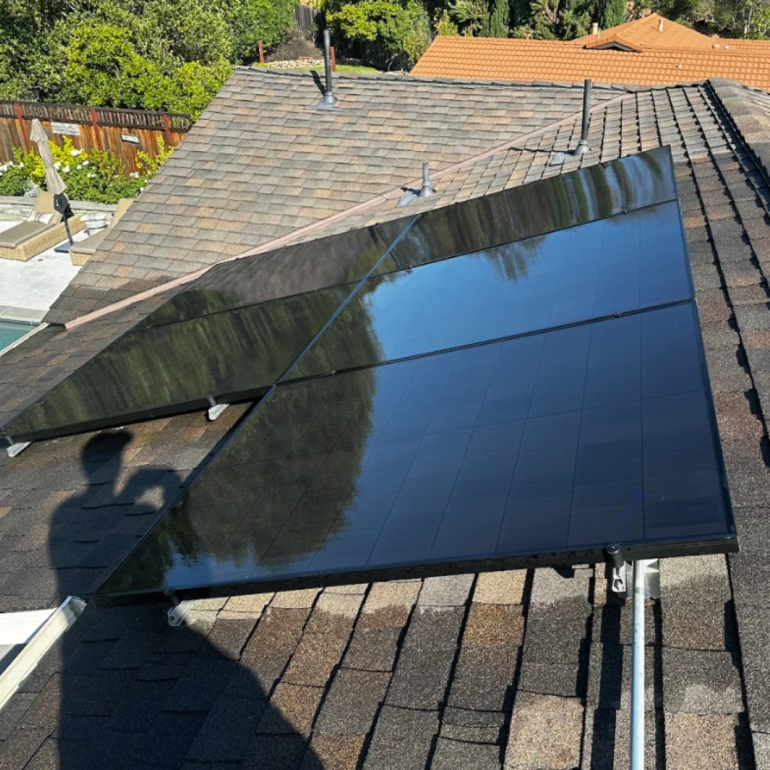 Eco-friendly solar panel washing for Danville home using purified water and safe cleaning methods